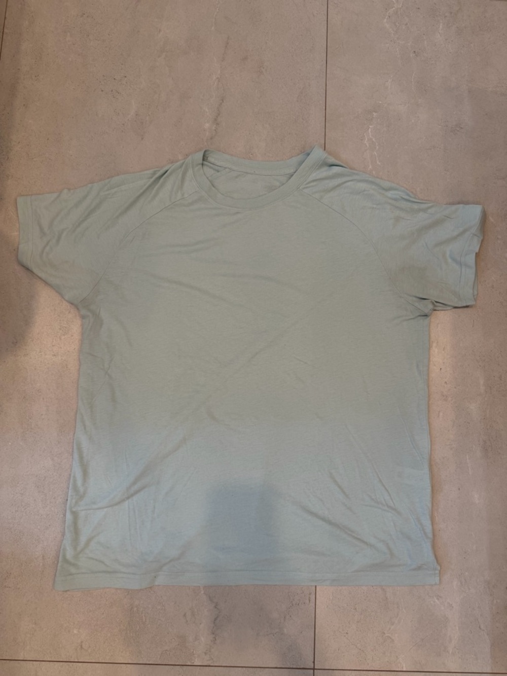 Alo Yoga Men’s Oversized T-Shirt Light Blue XL Soft Athleisure Tee